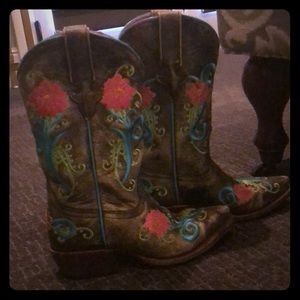 Girls Macie Bean Cowgirl Boots